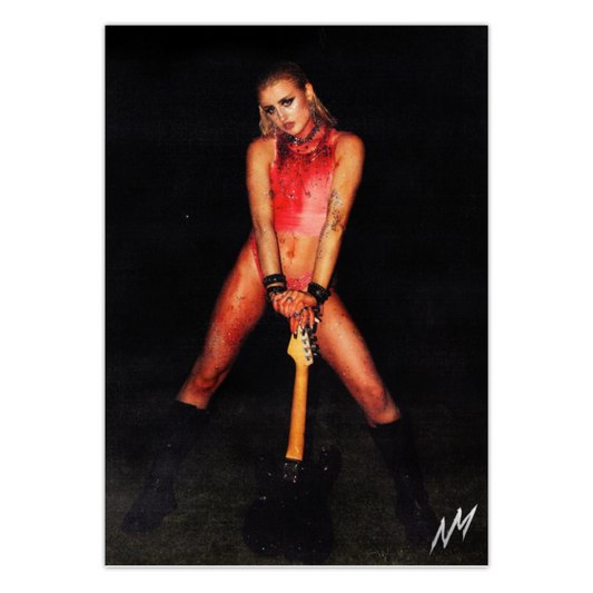 Nova May 'I AM THE CLUB' Grain Effect Poster from BOSH! visuals (Signed by Nova)